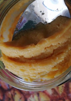 Una foto de Flan de calabaza, en olla de cocción lenta