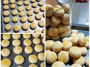 A picture of egg yolk dessert