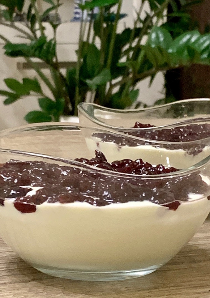 Una foto de Crema de chocolate blanco en Monsieur Cuisine