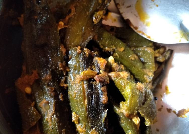 Recipe of Super Quick Homemade Bhindi