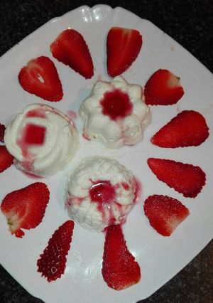 Una foto de Mini tarta de mousse de queso