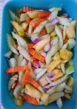 Foto resep Acar mentah..tanpa cuka