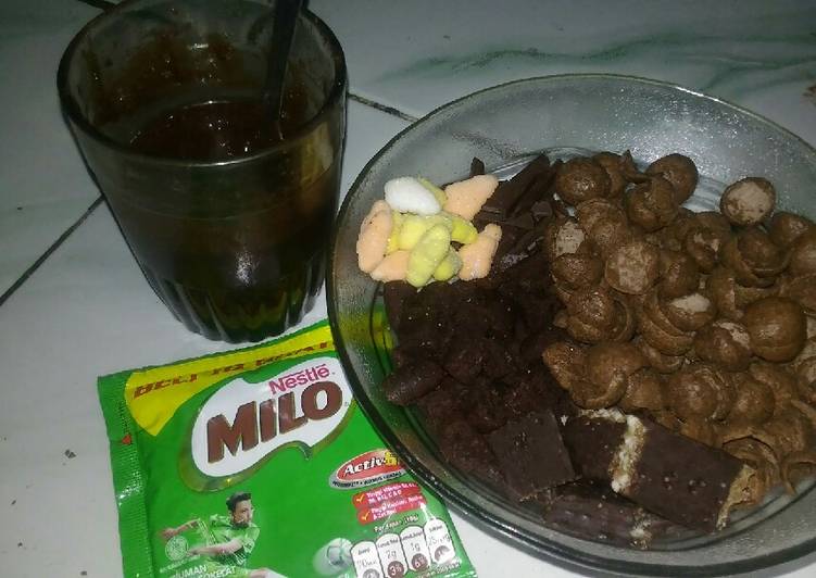 Resep: saat makan malamEs Kepal Milo #BikinRamadhanBerkesan