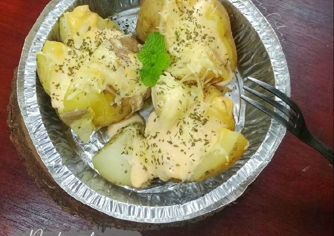 Resep (283) Baked Potato n Cheese yang Enak Banget