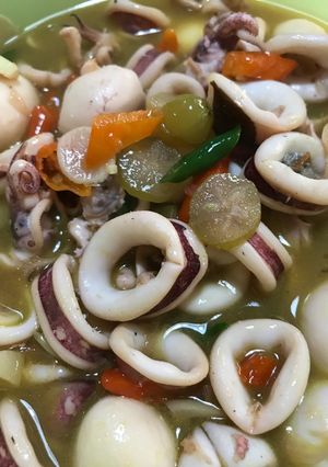 Foto resep Tumis cumi puyuh seger...