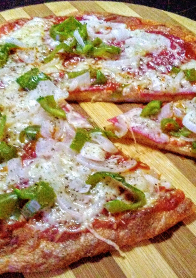Una foto de Pizza sin gluten