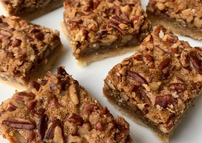 Steps to Prepare Any-night-of-the-week Maple Pecan Shortbread Bars