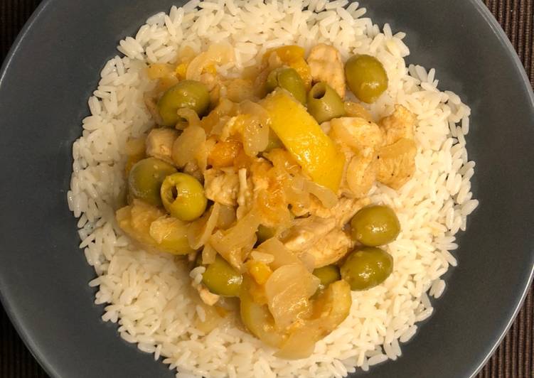 Comment Faire Des Poulet au citron et olives