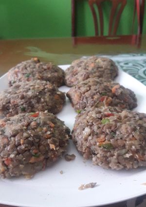 Una foto de Hamburguesas de lentejas