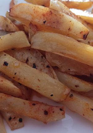 Una foto de Papas al horno con ñora y pimentón