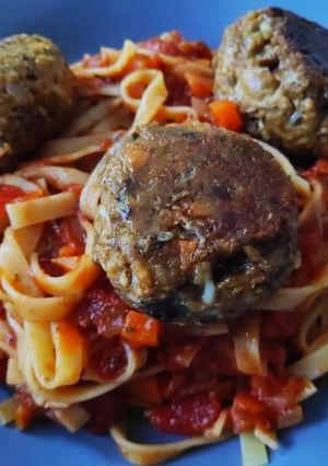 Une photo de Boulettes d'aubergine
