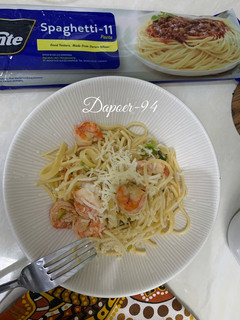 Foto resep Spaghetti Aglio e Olio udang
