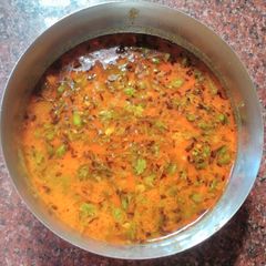 A picture of Aloo ki sabji (potato curry).