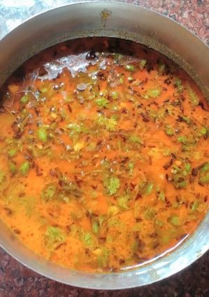 A picture of Aloo ki sabji (potato curry).