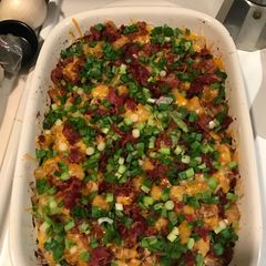 A picture of Ellie's Chicken and Potatoes Casserole.