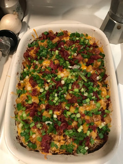 A picture of Ellie's Chicken and Potatoes Casserole.