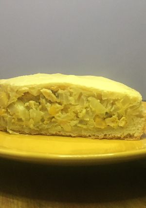Una foto de Tarta de Cebolla y Choclo🌽