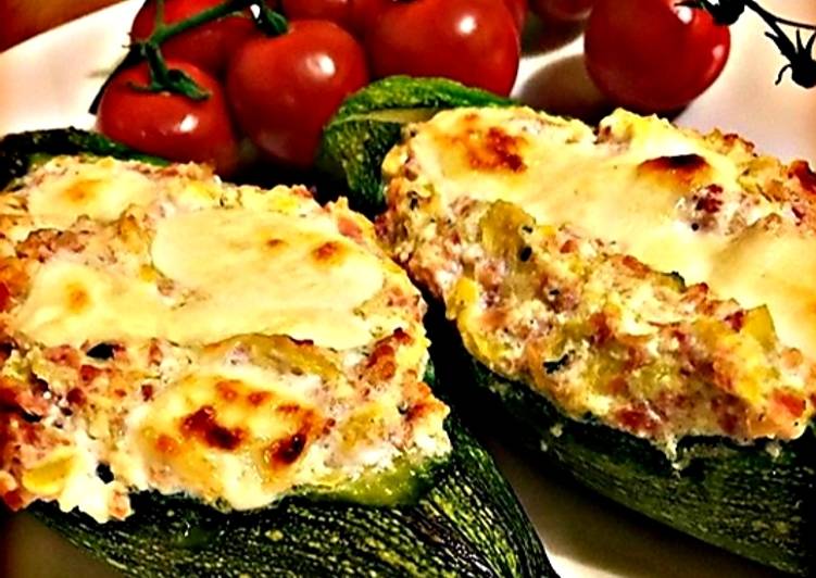 Steps to Make Speedy Zucchine ripiene light