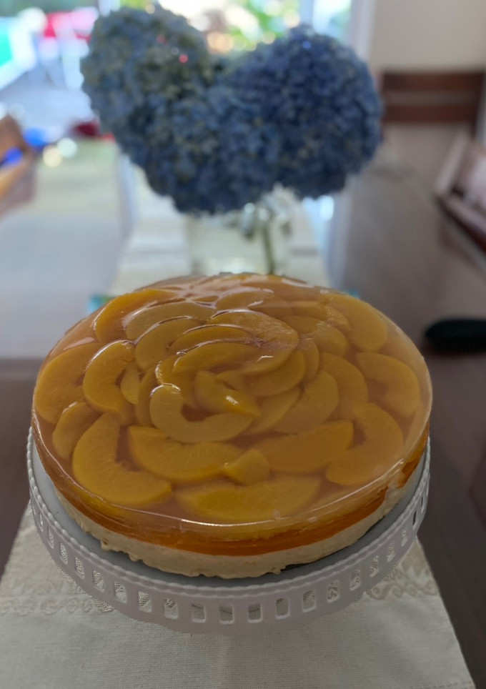 Una foto de Cheesecake Melocotón