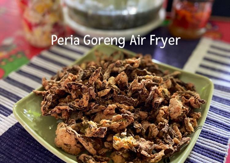 Cara Mudah Memasak Peria goreng air fryer yang Bergizi