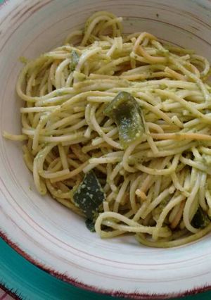 Una foto de Spaghetti poblano. ॐ