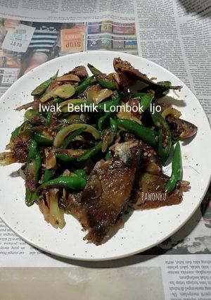 Foto resep 489.Iwak Bethik lombok Ijo