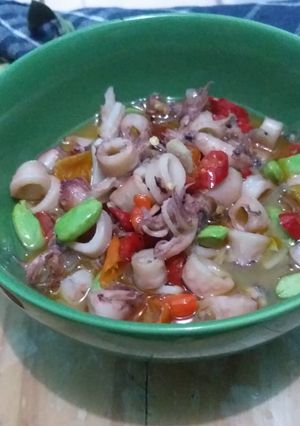 Foto resep Cumi asin pete