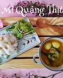 Mì quảng thịt cho bé 12m