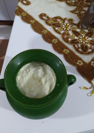 عکسی از دستور ماست خانگی