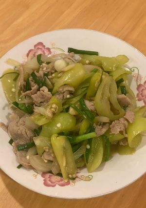 รูปของ ผัดพริกหยวกใส่หมู
