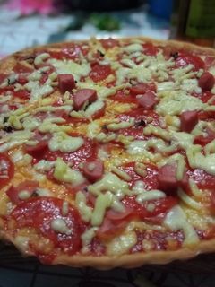 Una foto de Pizza margarita