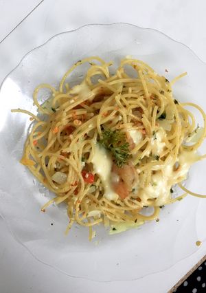 Foto resep Spicy Spaghetti Aglio e Olio