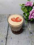 Jus stroberi pepaya yogurt
