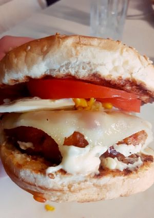 Φωτογραφία της συνταγής Υγιεινό burger με μπιφτέκι κοτόπουλου