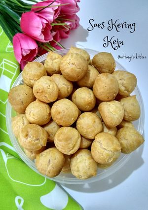 Foto resep Soes Kering Keju (no mixer, no spuit)