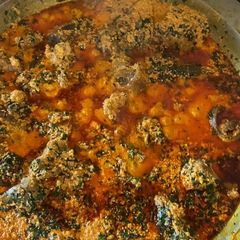 A picture of Egusi soup.