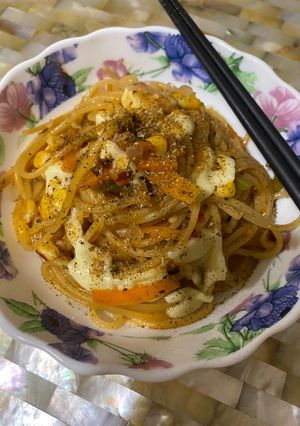 A picture of Spaghetti one pot meal.