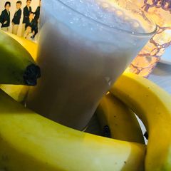 A picture of Banana milk shake.
