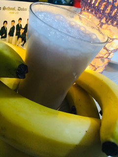 A picture of Banana milk shake.