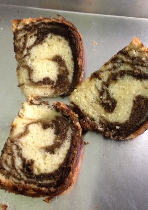Foto resep Marmer cake putih telur
