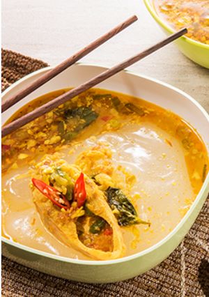 Foto resep Papeda Ikan Kuah Kuning