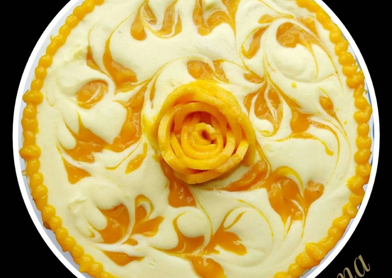 Mango Cheesecake (no bake)