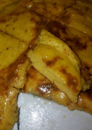 Una foto de Panquecas de auyama con Miel