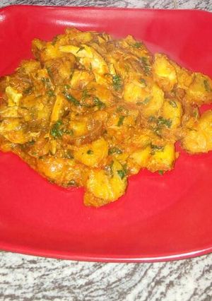 A picture of Plantain porridge.