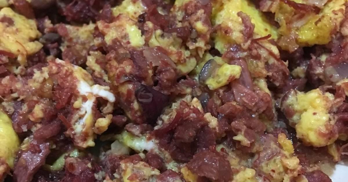 Corned Beef Omelette Recipe by Glenda Lopez Cookpad