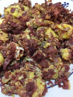A picture of Corned Beef Omelette.