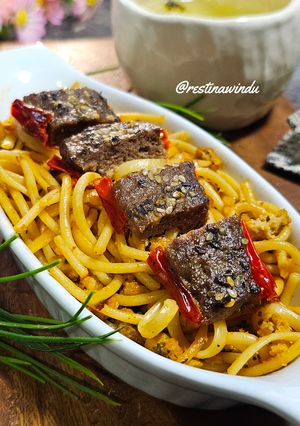 Foto resep Spaghetti Bolognese With Stuffed Peppers