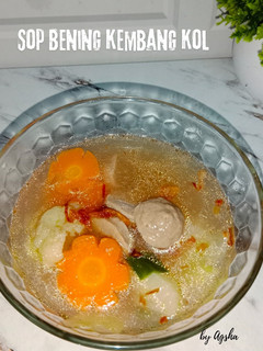 Foto resep Sop Bening Kembang Kol