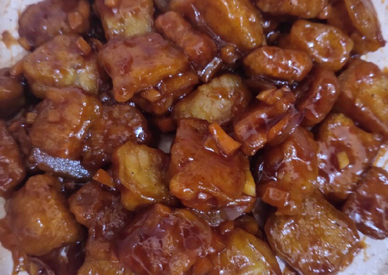 Tempe crispy saus sambal