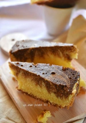Foto resep Condensed milk pound cake magicom (bolu skm)
